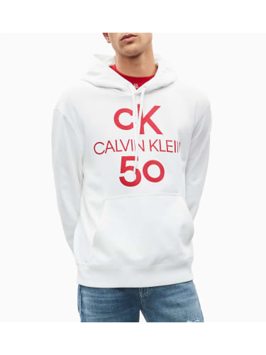 ck white hoodie