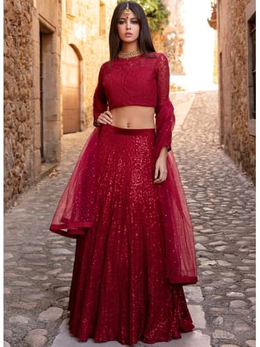 Lal ghagra choli clearance