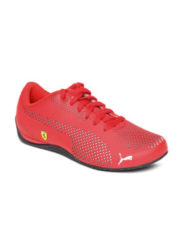 puma unisex red sneakers