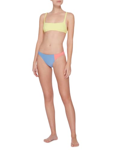 zara yellow bikini