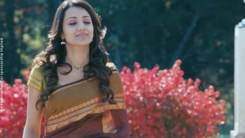 Trisha Krishnan In Red Saree Outfit Celebrity Clothing Charmboard