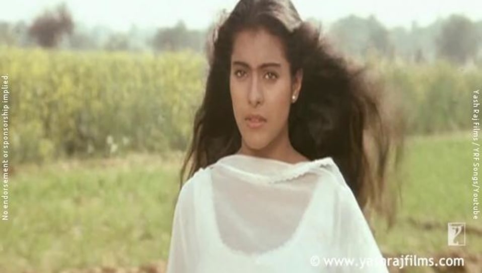 Kajol In White Dupatta Outfit Celebrity Clothing Charmboard Dilwale dulhania le jayenge (english subtitled). stud