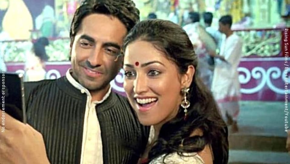 Yami Gautam Celebrity Style In Panida Vicky Donor 2012 From Panida Charmboard Ayushmann khurrana, yami gautam, annu kapoor and others. jhumki