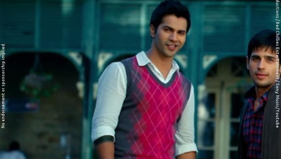 Varun Dhawan Celebrity Style In Ishq Wala Love Student Of The Year 2012 From Ishq Wala Love Charmboard Remember rohan nanda of st. casualshirts