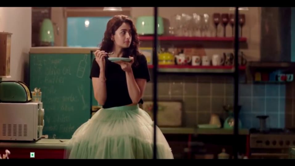 alia bhatt dress in dark fantasy advertisement