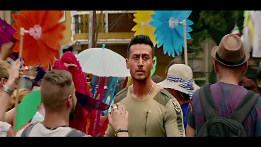 Celebrity Hairstyle of Tiger Shroff from Baaghi 2, Official Trailer, 2018 |  Charmboard