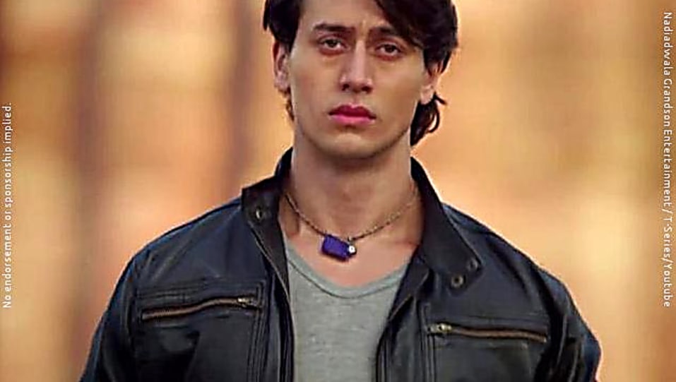 Tiger Shroff Grey Jacket And Blue Jeans Look Tabah Style Bablu Featuring Tiger Shroff