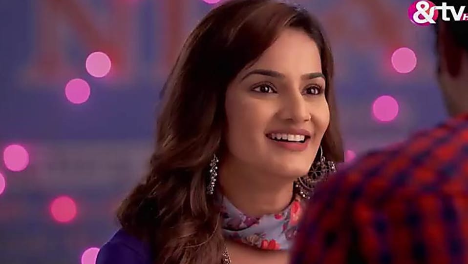 Priyanka Purohit Purple Shirt And Orange Skirts Look Episode 09