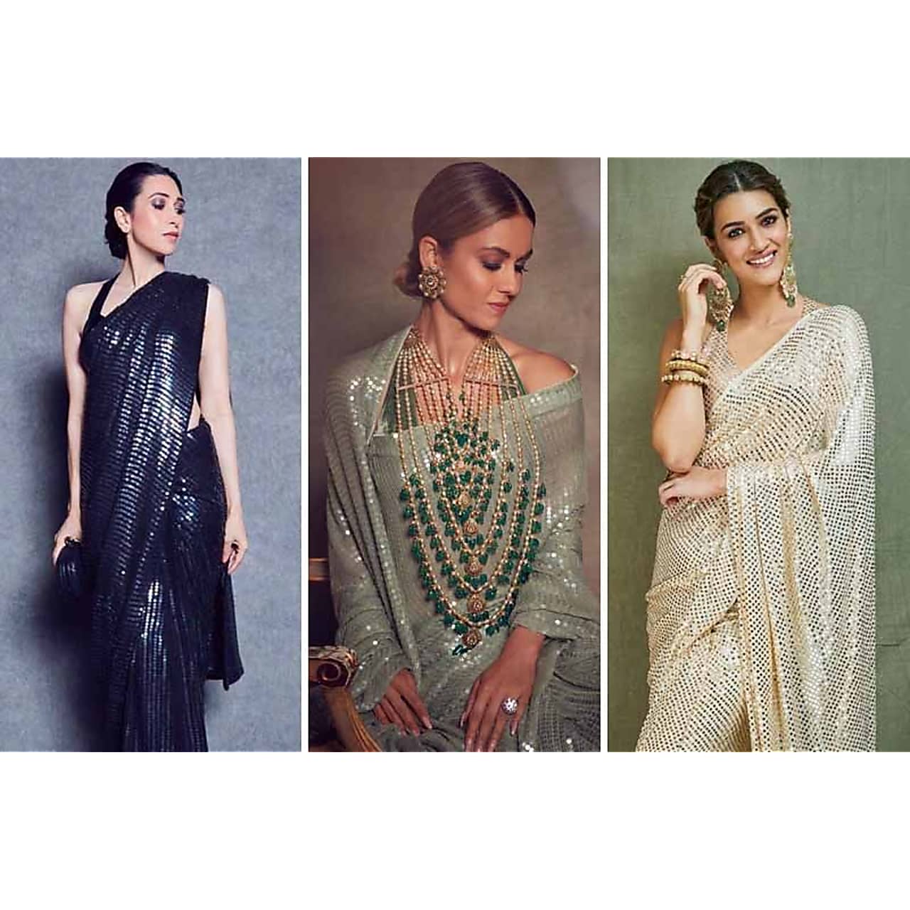 Manish Malhotra Has Made The Sequin Sarees Popular Again Manish malhotra has brought exciting saree collections and influential blouse styles that deserve to be appreciated. manish malhotra has made the sequin