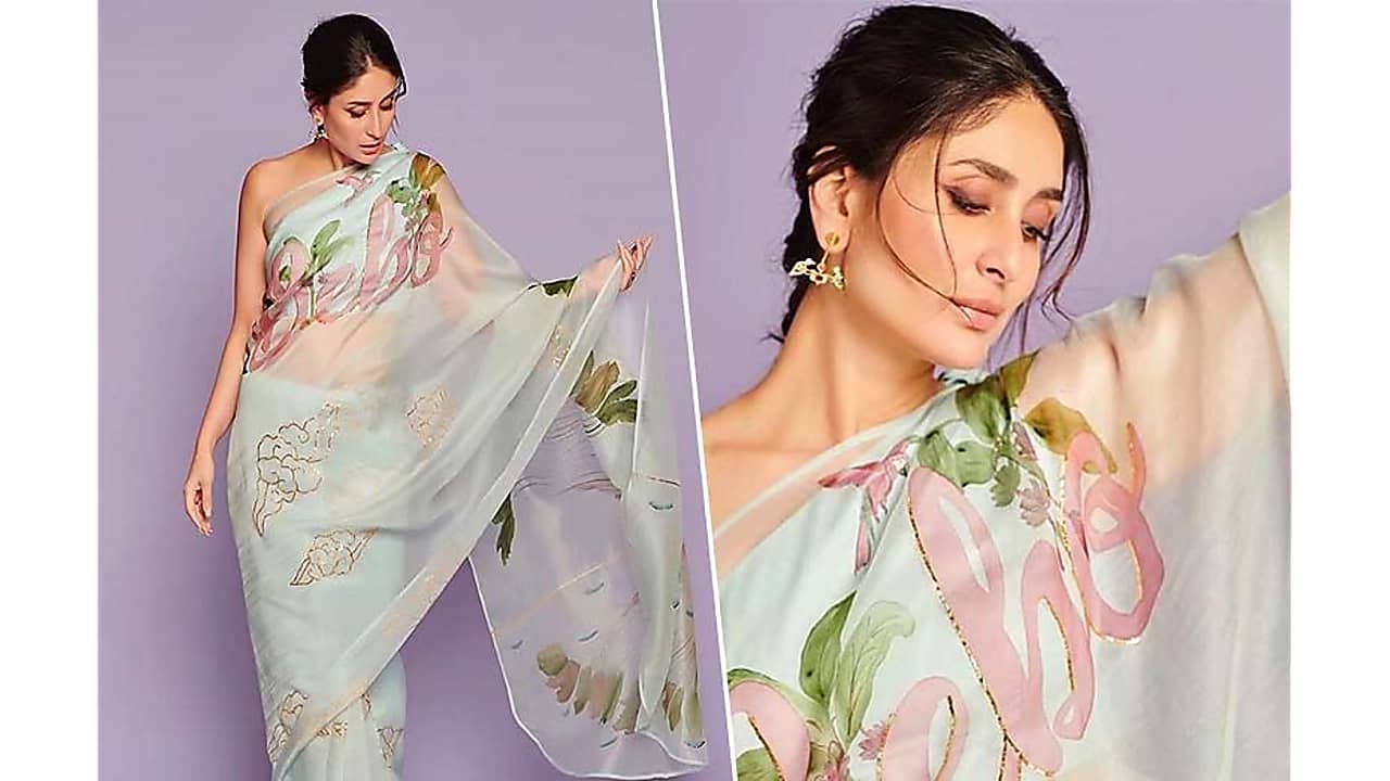 Kareena Kapoor S Saree Is An Ode To Self Love Amisha in light pink saree. saree is an ode to self love