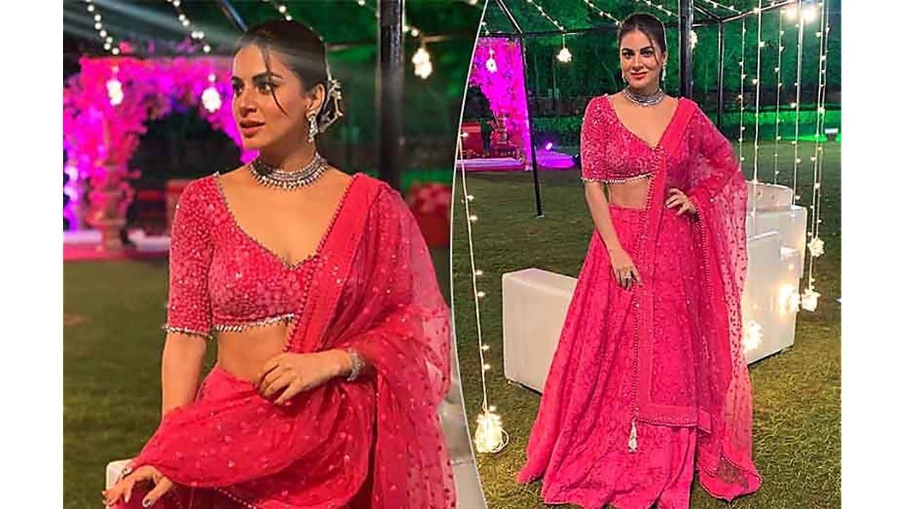 Shraddha arya pink lehenga Clearance