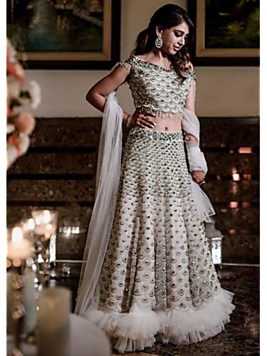 Niti Taylor Looks Ethereal In Her Dreamy Engagement Outfit ❤️️ see more trends & collections ⤵ weddingdressesguide.com. niti taylor looks ethereal in her