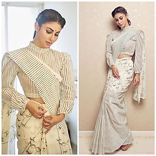 formal sarees for interview