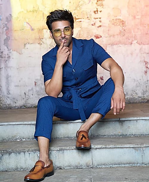 Pulkit Samrat S Casual Take On A Striped Formal Suit