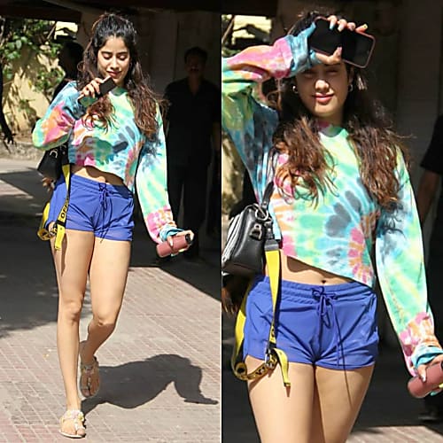 Janhvi Kapoor S Multicolour Gym Look We want you to have the most comfortable gym hoodies, the most supportive seamless leggings and the most innovatively designed workout shirts that are made to move when it matters.