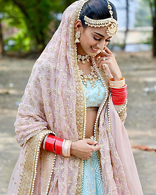 bengali bridal lehenga